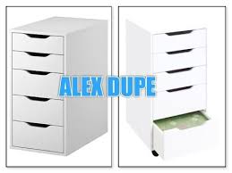 alex 5 drawer dupe review you