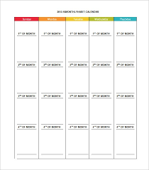 Are you using iphone, ipad and windows or pc? Monthly Schedule Template 16 Free Excel Pdf Documents Download Free Premium Templates