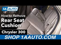 How To Remove Rear Seat Cushion 05 10