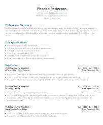 Resume Objective For Medical Assistant Resume Medical Assistant