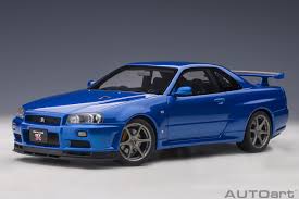 Check spelling or type a new query. Nissan Skyline Gt R R34 V Spec Ii Bayside Blue Autoart