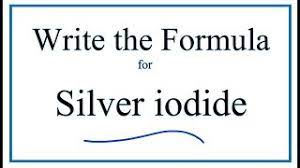 formula for silver iodide agi