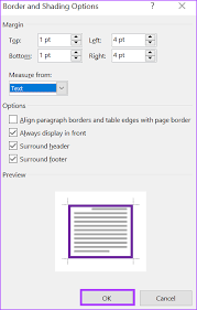 edit a page border in microsoft word