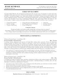 Security Officer Resume Objective Warrant Examples Job