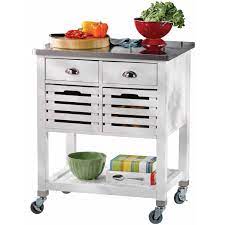riverbay furniture kitchen cart with