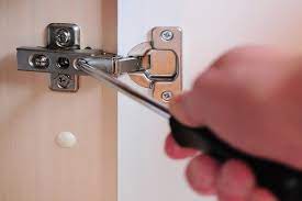 how to remove inset cabinet door hinges