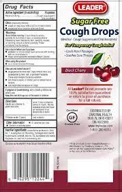 cough drops black cherry menthol lozenge