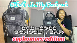 what s in my backpack 2021 2022 high