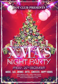 Xmas Party Flyer Free Xmas Party Psd Flyer Template Download Free