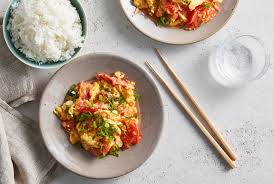 chinese stir fried tomatoes and eggs