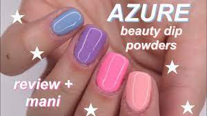 azure beauty dip powder review mani