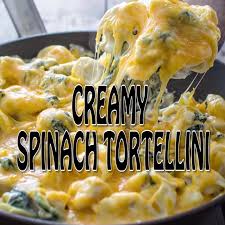 creamy spinach tortellini cooktoria