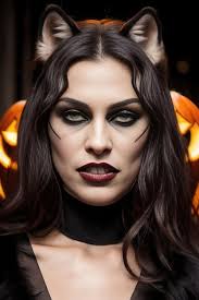 halloween closeup portrait