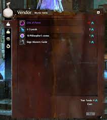 mystic forge and mystic vendor in guild