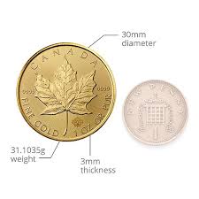 1 ounce gold maple leaf gold bank