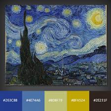 Color Palettes From 10 Famous Paintings