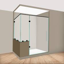 frameless glass shower doors custom