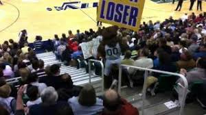 Utah jazz bear jazz bear has been wowing audiences since 1994, when he first debuted by rappelling down from a catwalk high above the court. Man Behind Utah Jazz Mascot Fired A Week Before 25th Season