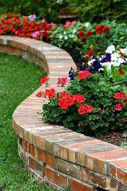 14 brick flower bed design ideas you