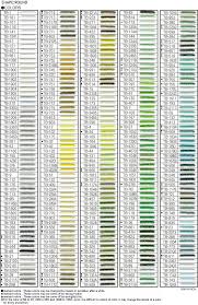 Toho Color Chart For All Beads Bead Organization Jewelry