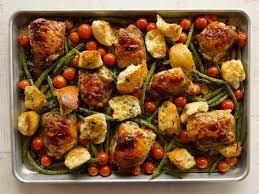 The Pioneer Woman S Tuscan Chicken Sheet Pan Supper Recipe Sheet  gambar png