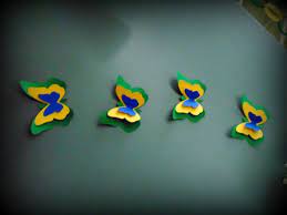 Alguns tons conseguem trazer uma sensação . Kit 10 Borboletas Grandes Brasil Copa Paperica Elo7 Decoracao Copa Do Mundo Papel Decorativo Trabalhos Manuais