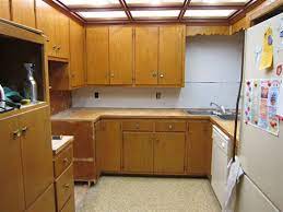 wood kitchen cabinets retro renovation