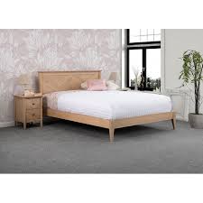 chevron wooden bed frame