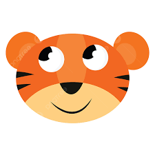 cartoon tiger face clipart png images