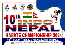 10th Indo Nepal Int,l Karate Championship 2024 Nepal