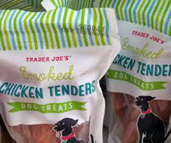 trader joe s smoked en tenders dog