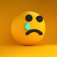 premium photo 3d emoji very sad