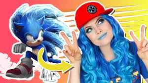 sonic makeup tutorial inspired by the