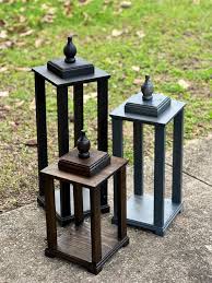 Wood Lantern For Front Porch Rustic