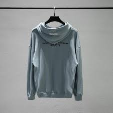 2019 Fashion Vetements Letter Print Light Blue Hoodie Vetements Sweatshirt Women Men 1 1 Oversized Vetements Street Sweatshirt