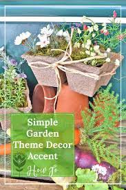 Simple Garden Theme Decor Diy Lora