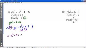 Solving systems of equations is a vital algebra skill youll learn in 8th grade. Kuta Function Operations Youtube