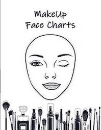 makeup face charts paper practice face charts for makeup artists book