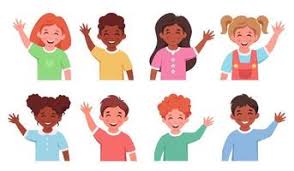 indian kids vector art icons and