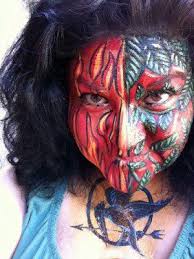 the hunger games face painting body