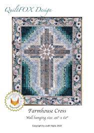 Quilt Fox Design Farmhouse Cross