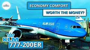 klm review boeing 777 economy comfort