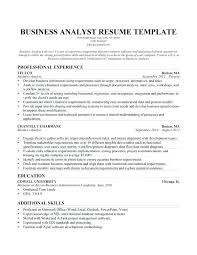 Business Analyst Resume Example Yuriewalter Me