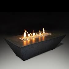 Extra 10 % discount at checkout. Athena Olympus Rectangular Concrete Gas Fire Pit Table Modern Blaze