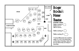 Seating Map Roger Rockas Dinner Theater