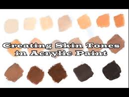 Create Skin Tones In Acrylic Paint