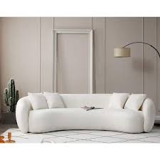 half moon leisure couch curved sofa