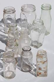 Condiment Bottles Vintage Spice Jars