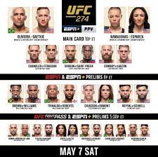 OFFICIAL] UFC 274 - Fight Discussion ...