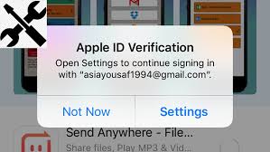 stop apple id verification pop up